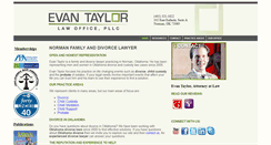 Desktop Screenshot of evantaylorlawoffice.com